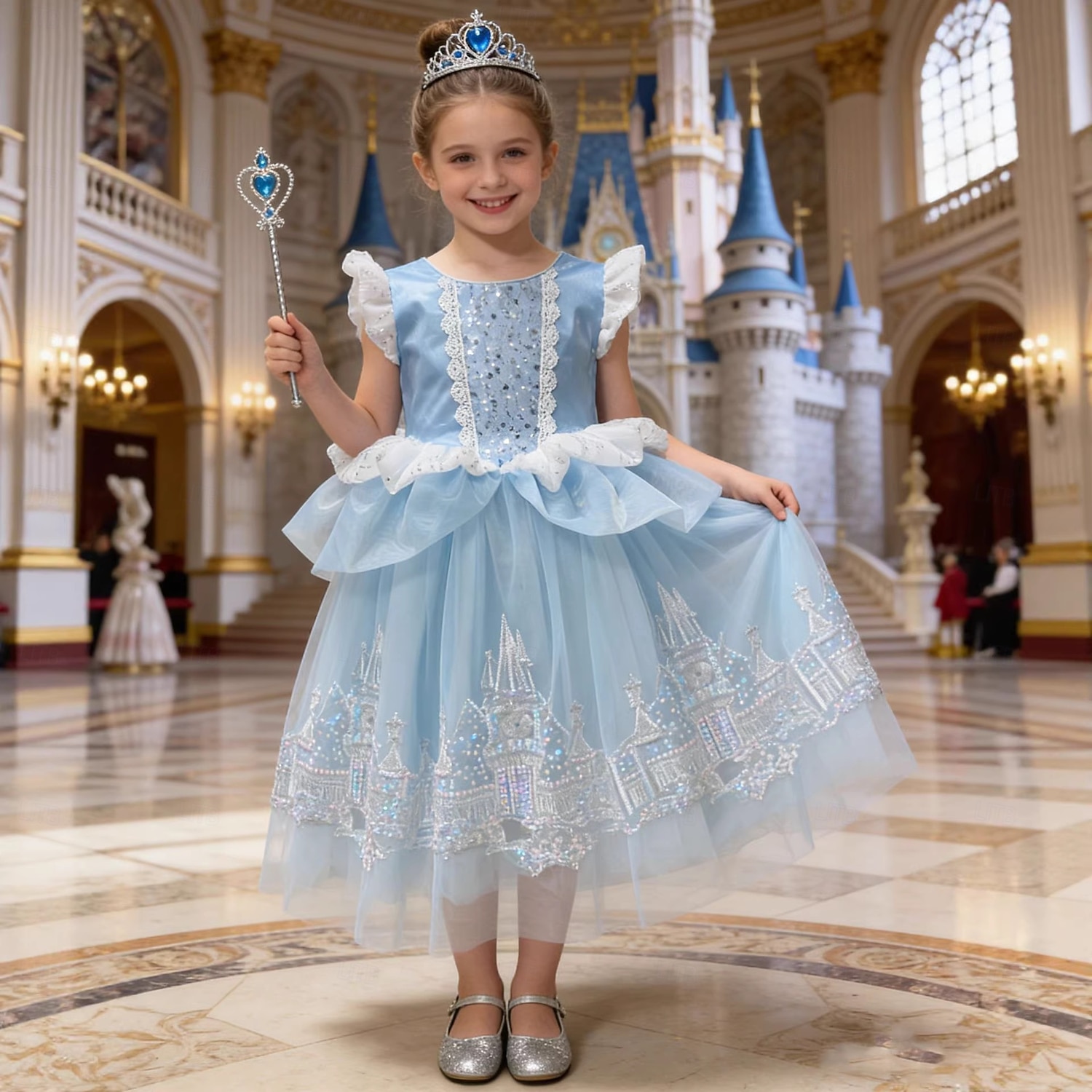Strega magica Principessa Vestito Costume Cosplay Abiti Film Moda Carino Tutù for Ragazze Bambini Mascherata Quotidiano Feste Ferie del 2026 a $38.99 –P3