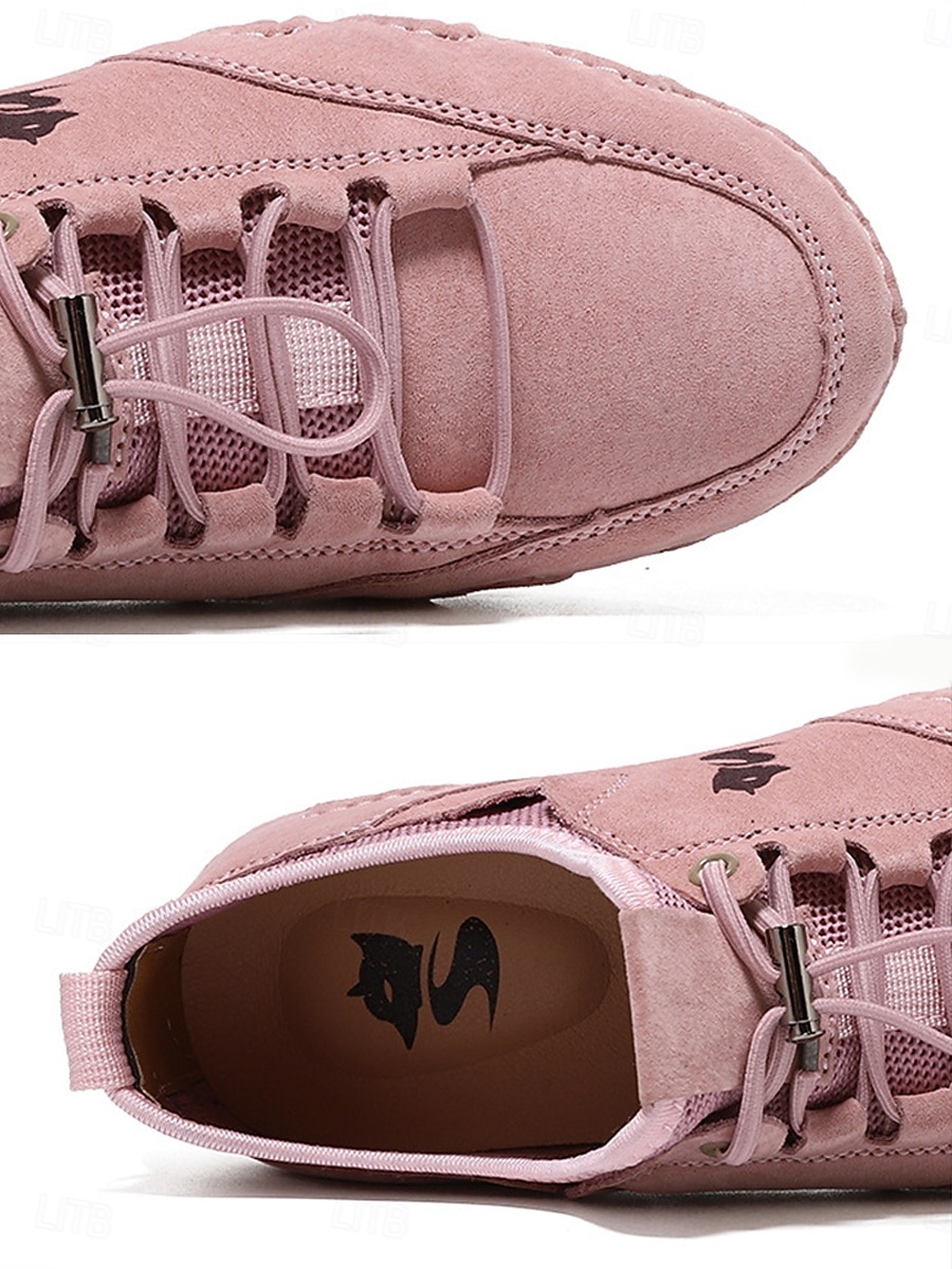 Rosa promenadskor för kvinnor – flexibla och bekväma sneakers med noll dropp för resor, promenader utomhus, trädgårdsarbete &dagligt vardagskläder 2026 - $54.99 –P6