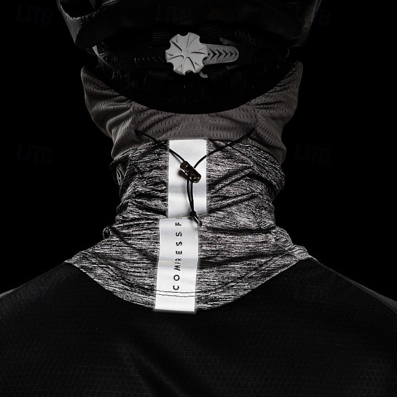 écharpe Coiffure Bandana, foulard de sport, masque facial Cache-cou Tube Écran solaire Séchage Rapide Anti-Poussière Respirant Vélo / Cyclisme Gris foncé Noir Grise pour Homme Exercice en Plein Air de 2026 ? $14.99 –P9