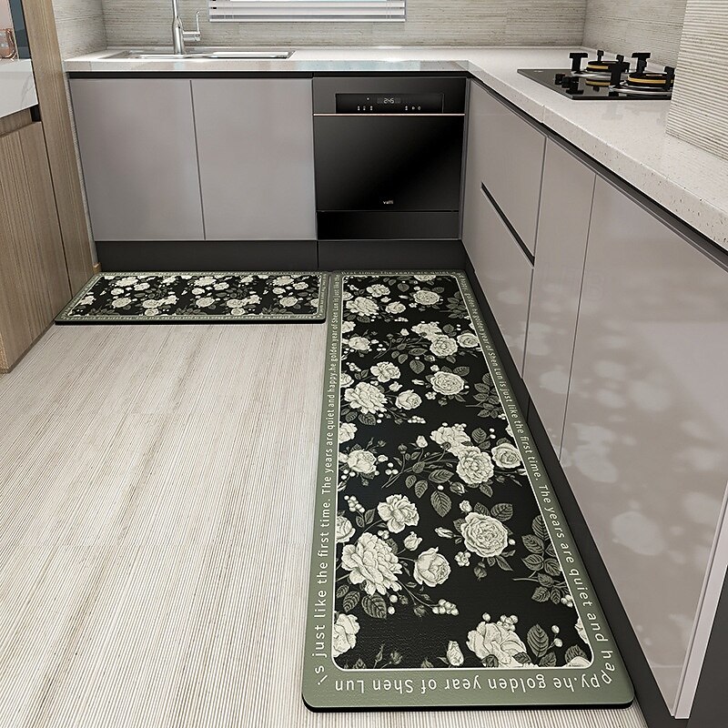 Keukenloper in Amerikaanse stijl, absorberend, oliebestendig, antislip, vuilafstotend en gemakkelijk schoon te maken, gemaakt van diatomeeënaarde. 2026 - $6.99 –P7
