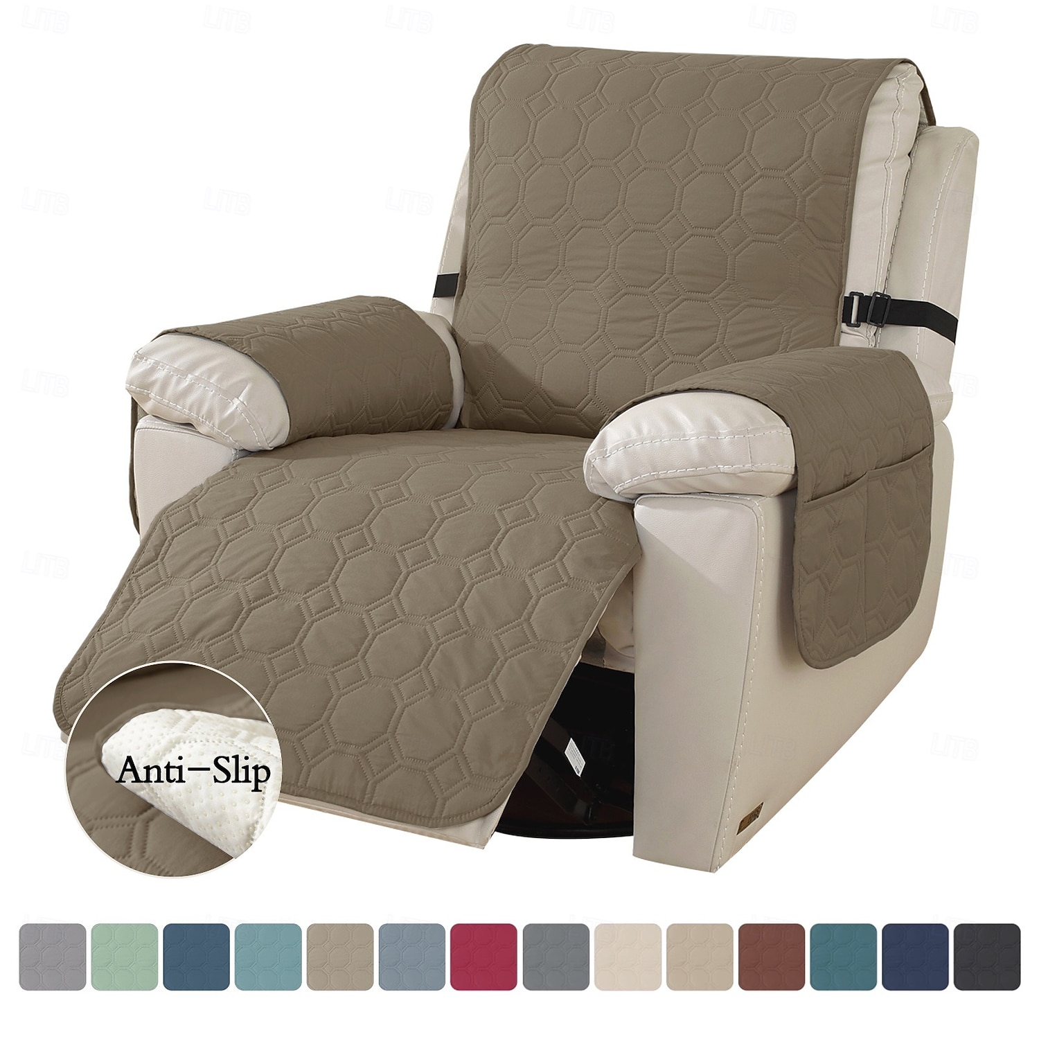 Husă de canapea impermeabilă, rabatabilă, matlasată, pentru animale de companie, din material textil, o singură bucată, acoperire completă, protector de canapea, antiderapant, antipete, protector de mobilier, utilizare în toate anotimpurile, pentru câini  2026 - $37.99 –P19