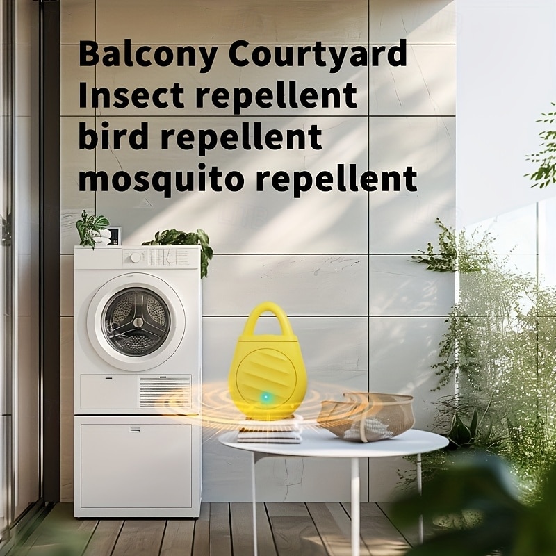 Ultrasonic Bird and Insect Repeller 2 Pack, Portable Electronic Pest Repeller for Mice, Mosquitoes, Ants, 10-70 Meters Effective Range, Safe Non-Toxic Pest Control for Outdoor & Indoor 2026 - $17.99 –P3