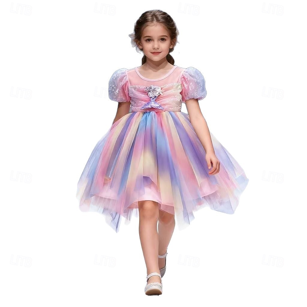 Princess Dress Cosplay Costume Outfits Movie Fashion Cute Tutus for Girls' Kid's Masquerade Daily Holiday Comic Con 2026 - $34.99 –P4