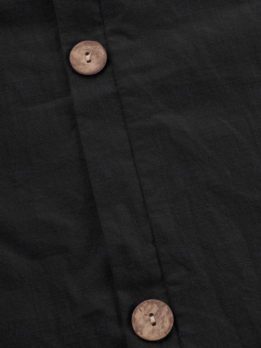 Damen Bluse Hemd aus Leinenimitat Knöpfe Einfarbig Stilvoll Basic Lässig Halbarm Rundhalsausschnitt Normale Oberteile Täglich Blau Schwarz Weiß Armeegrün Rote Sommer Frühling Herbst 2026 - $21.99 –P12