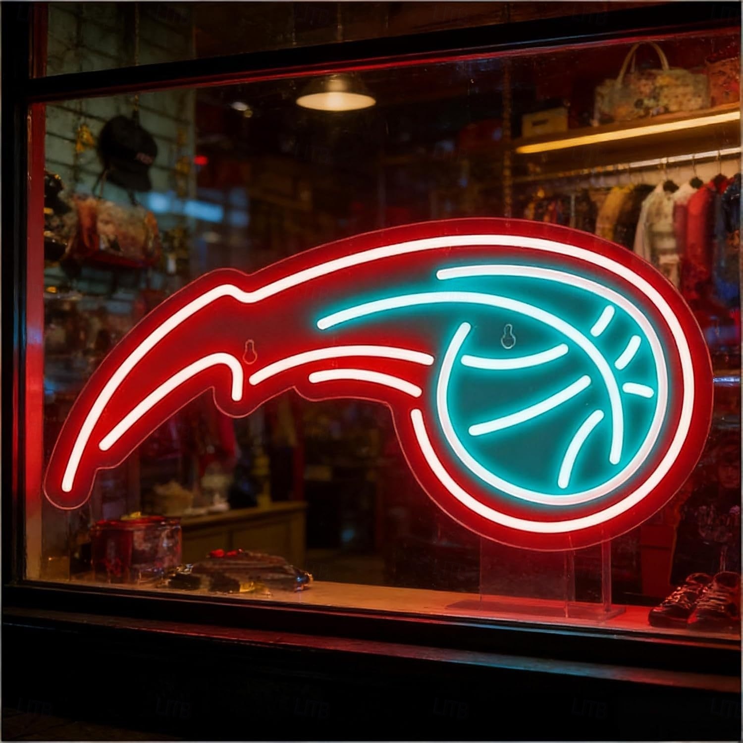 Basketball Neon LED Wall Light, USB Powered Adjustable Brightness, Indoor Bedroom, Gaming Room, Game Room, Esports Room, Man Cave, Kids Room, Teen Boys, Basketball Fans, Birthday, Holiday, Party, Home 2026 - $35.99 –P10