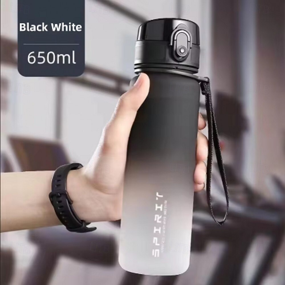 650ML Large Capacity Sports Water Bottle Leak Proof Colorful Plastic Cup Drinking Outdoor Travel Portable Gym Fitness Jugs Durable PC Material for Cycling, Running & Fitness 2026 - $16.99 –P17