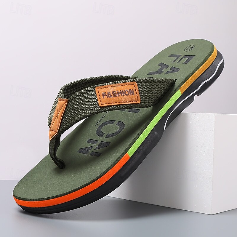 Men's Brown Flip Flop Sandals, Lightweight Casual Beach Shoes, Comfortable Island & Cruise Style Footwear for Men, Perfect for Poolside, Vacation and Summer Outdoor Activities 2026 - $24.99 –P4