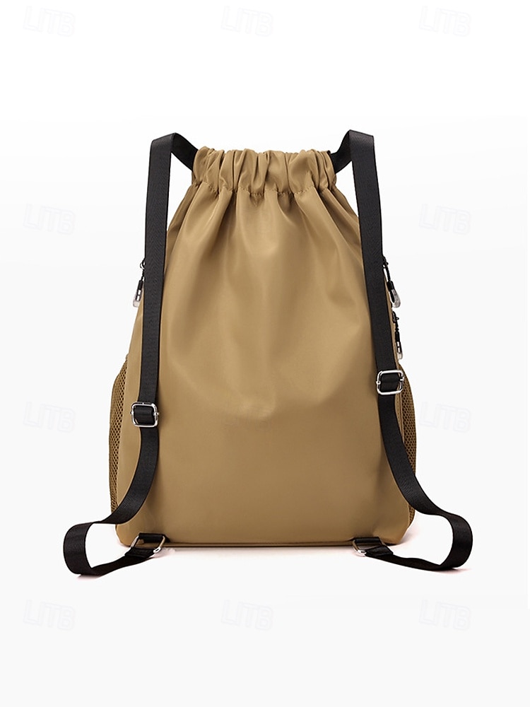 Zaino da donna in nylon, disponibile in vari colori, di grande capacità con numerose tasche, leggero e resistente, ideale per vacanze al mare, sport all'aria aperta e per l'uso quotidiano. del 2026 a $18.99 –P7