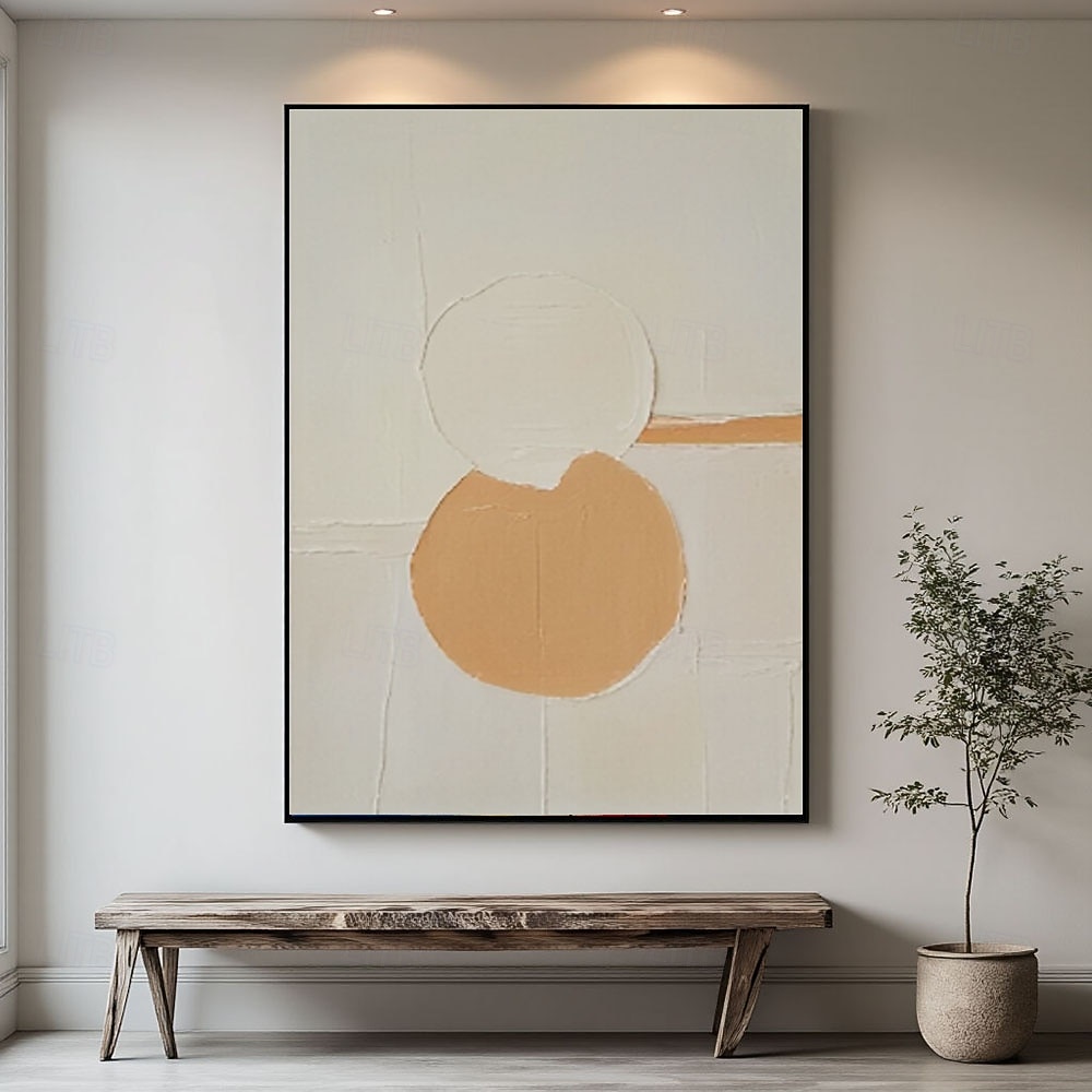 Hanmade Wabi Sabi Wall Art Japandi Abstract Neutral Wall Art Beige ...