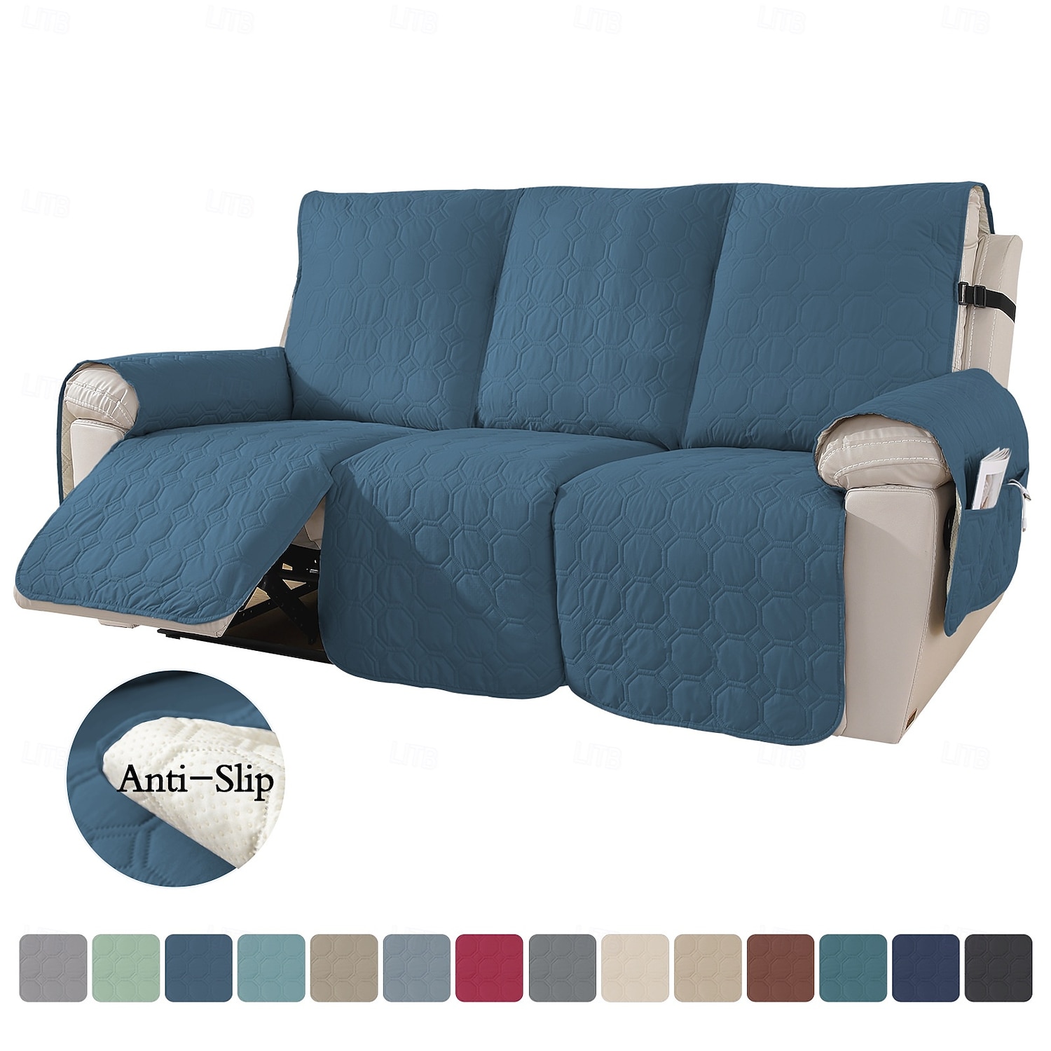 Rekbare jacquard waterdichte bankhoes, antislip, huisdiervriendelijke bankbeschermer, duurzame, vlekbestendige meubelhoes voor honden en katten 2026 - $37.99 –P6