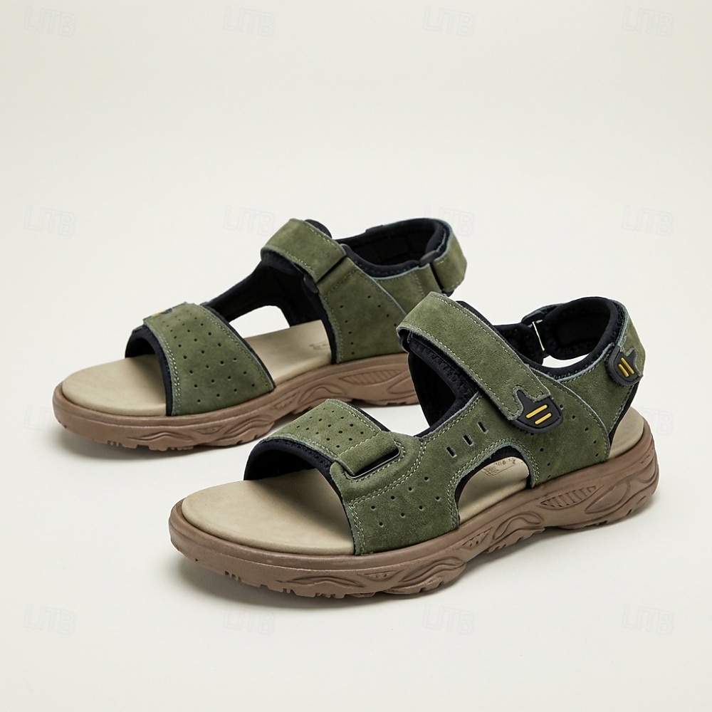 Sandales de sport vertes pour hommes, chaussures de marche d'extérieur légères et confortables, idéales pour les voyages, la randonnée, les vacances à la plage et les loisirs en plein air. de 2026 ? $54.99 –P4