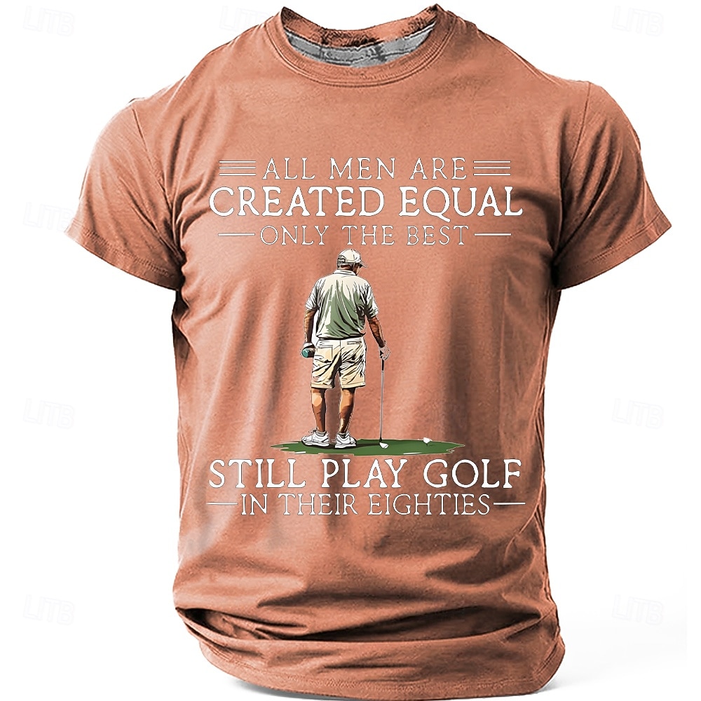 Herren Golf T Shirt Kurzarm T-Shirt 3D-Druck Rundhalsausschnitt Hemd Mode Täglich Täglich Straße Rote Dunkelgrün Sommer Frühling Bekleidung S M L XL XXL XXXL 2026 - $18.99 –P7