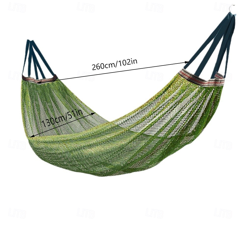 Hangmat voor buiten met ijsnet en gebogen stang, anti-kantelontwerp voor veilige en comfortabele ontspanning, perfect voor kamperen, reizen, loungen in de achtertuin en buitenavonturen, duurzaam en 2026 - $17.99 –P3