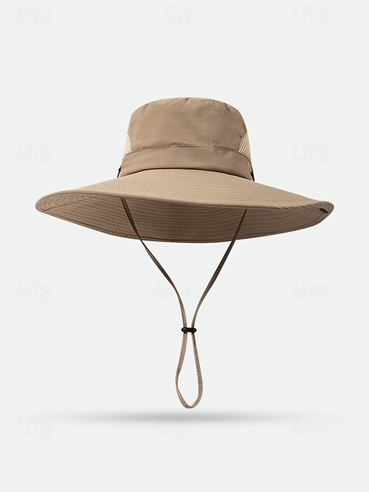 Chapeau de soleil imperméable pour homme en polyester à large bord, pliable et multicolore, idéal pour la pêche, la randonnée, les vacances à la plage, le camping, le trekking et les voyages décontractés. de 2026 ? $14.99 –P7