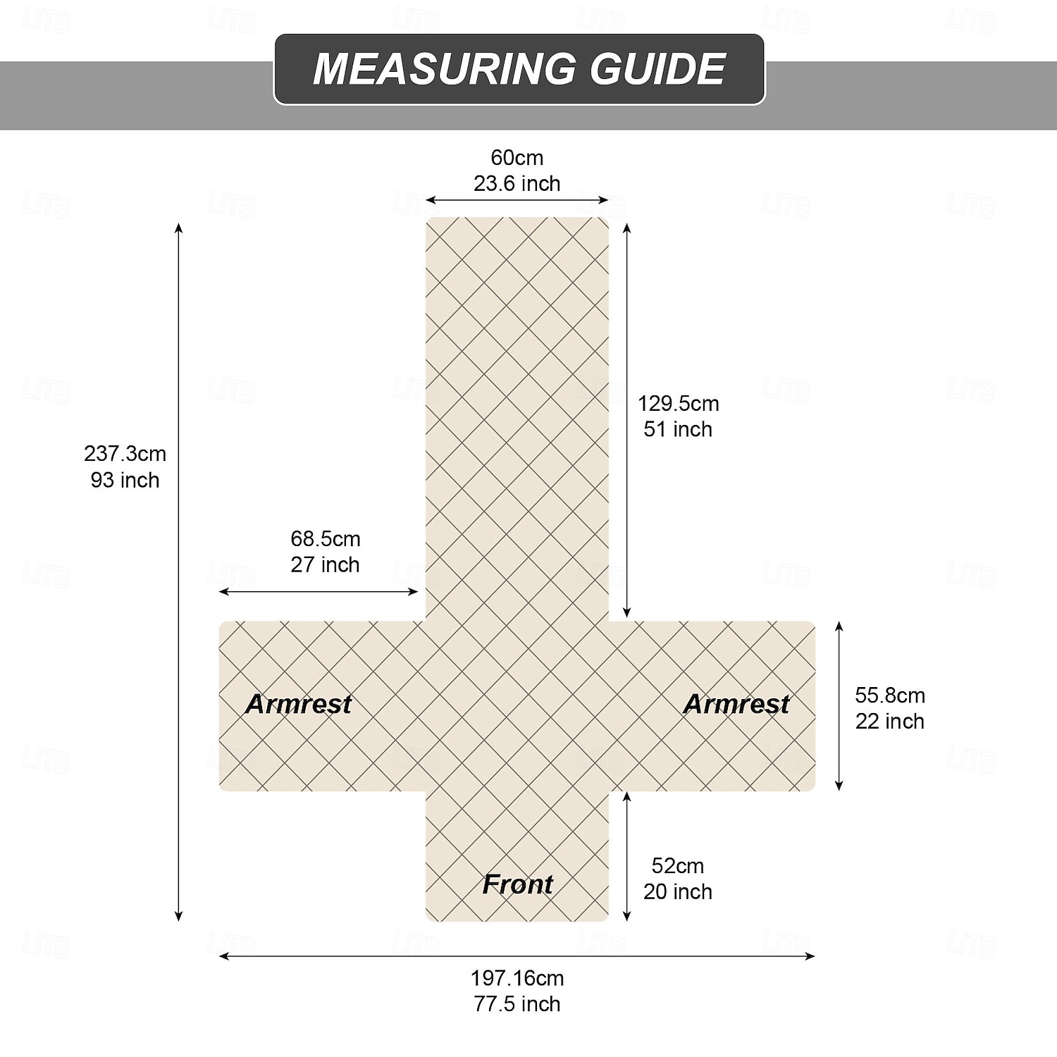 Водонепроницаемая небольшая клетчатая подушка для дивана, коврик для дивана с животными, нескользящий защитный чехол для дивана для собак и кошек, моющийся, прочный. 2026 - MXN $465.33 –P2