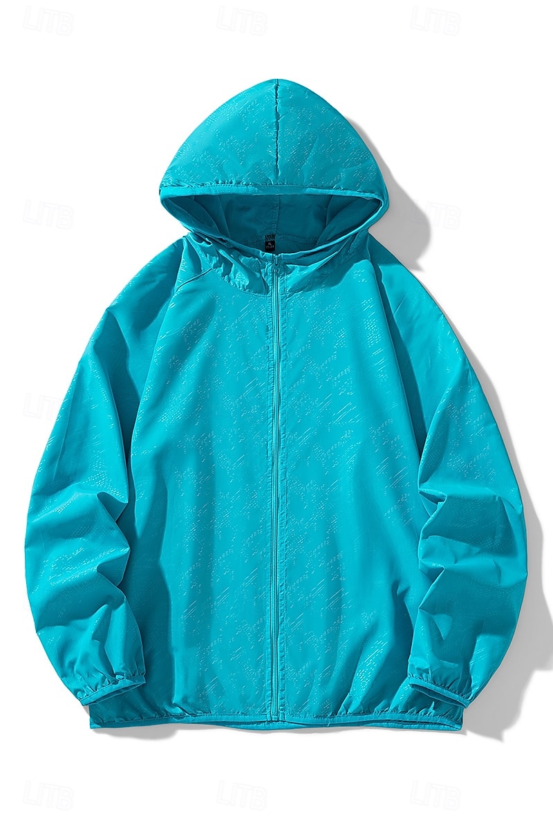 Men's Women's Unisex Hiking Jacket Hiking Windbreaker Spring & Summer Outdoor Sunscreen UPF50+ Quick Dry Lightweight Hoodie Raincoat Lightweight Jacket Blue White Gray 2026 - $18.49 –P1
