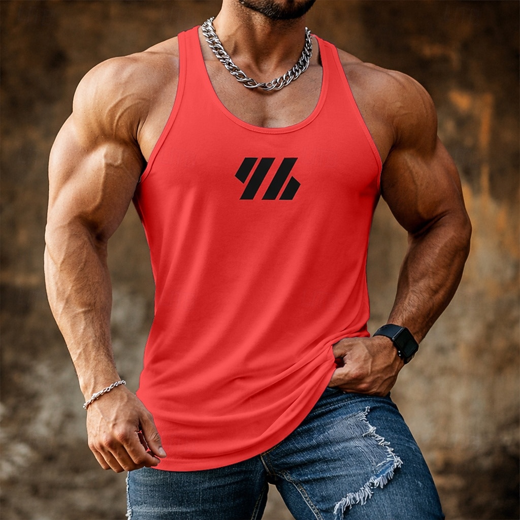 Men's Tank Top Vest Undershirt Sleeveless Shirt Sleeveless Crew Neck V Neck Scoop Neck Summer Plain Fashion Sporty Classic Quick Dry Casual Gym Street Black White Yellow Top Tee for Men 2026 - $17.99 –P14