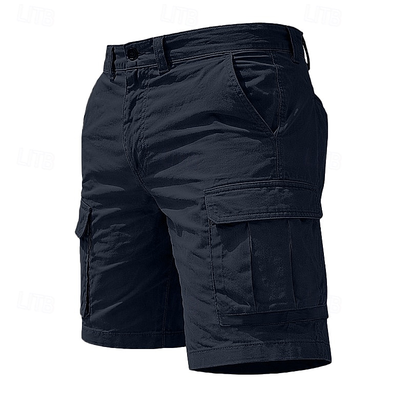 Ανδρικά Φορέματα φορτίου Σορτς φορτίου Σορτσάκια Casual σορτς Τσέπη Σκέτο Πάνω από το Γόνατο Causal ΕΞΩΤΕΡΙΚΟΥ ΧΩΡΟΥ Streetwear Μοντέρνα Κομψό στυλ street Kaki tamna Μαύρο Ανελαστικό 2026 - $29.99 –P9