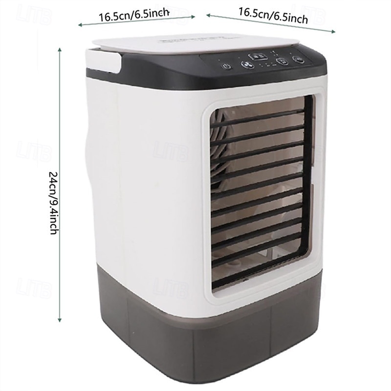 Ventilatore condizionatore portatile, raffrescatore evaporativo personale da 1400 ml con 10 ore di autonomia, ventilatore da tavolo con umidificatore a nebulizzazione, mini condizionatore a 3 velocità del 2026 a $62.99 –P8