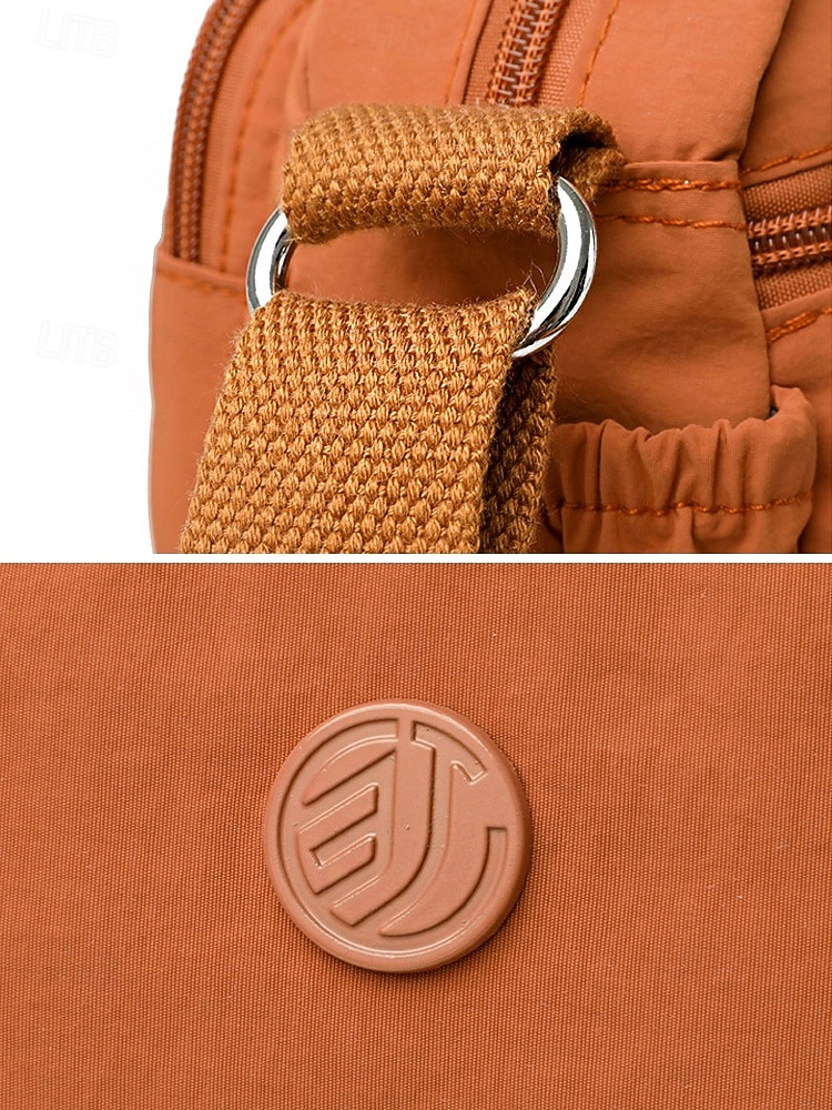 Γυναικεία αδιάβροχη τσάντα χιαστί από νάιλον, μεγάλη χωρητικότητα με πολλά διαμερίσματα, ρυθμιζόμενο ιμάντα ώμου, κομψή για υπαίθριες δραστηριότητες, διακοπές στην παραλία, πεζοπορία, καθημερινή 2026 - $14.99 –P11