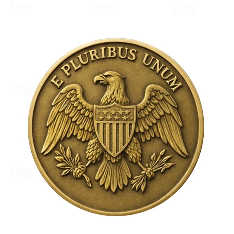 Moneta commemorativa del 250° anniversario degli Stati Uniti (1776-2026), con la campana della libertà. &Medaglia della Casa Bianca, oggetto da collezione patriottico, Statua della Libertà, regalo del 2026 a $19.99 –P3