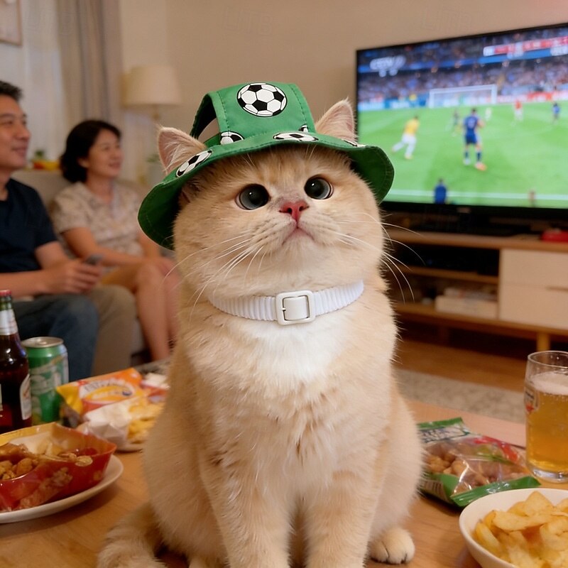 шапка для питомца с футбольным рисунком 2026 - $15.99 –P3