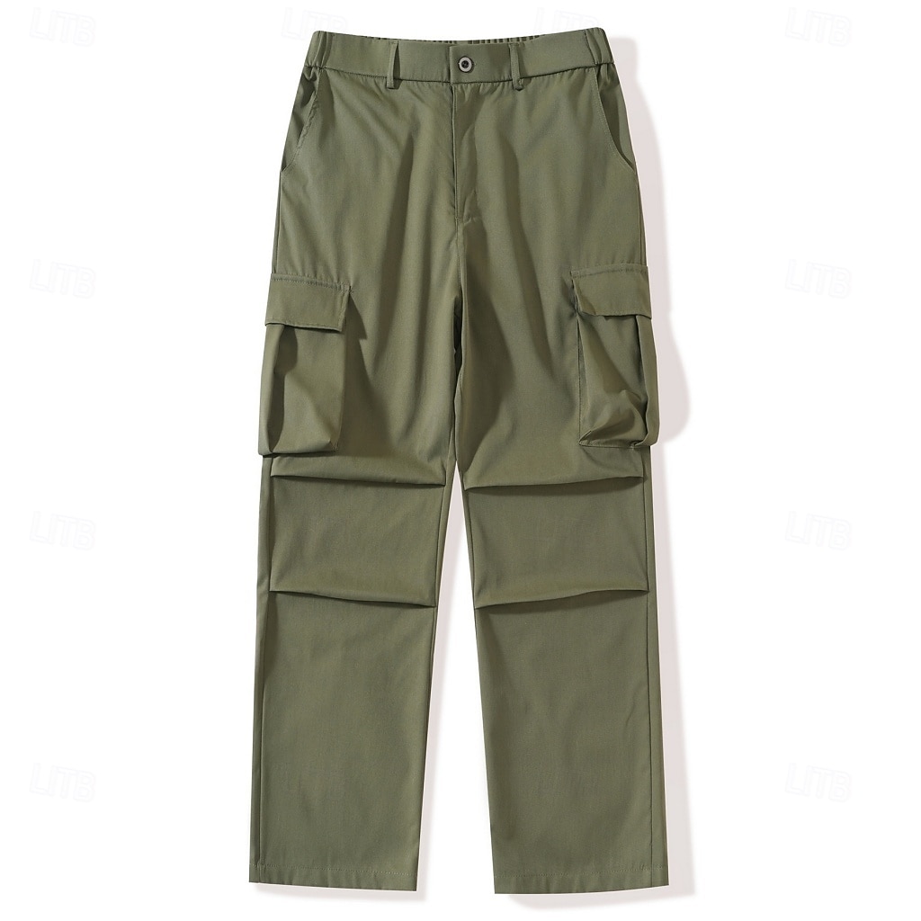 Homme Pantalons Cargo Pantalons Pantalon tactique Pantalons de Travail Pantalon de randonnée Taille Élastique Multi-poches Poche à Rabat Uni Confort Portable Occasionnel Quotidien Extérieur Vacances de 2026 ? $29.99 –P15