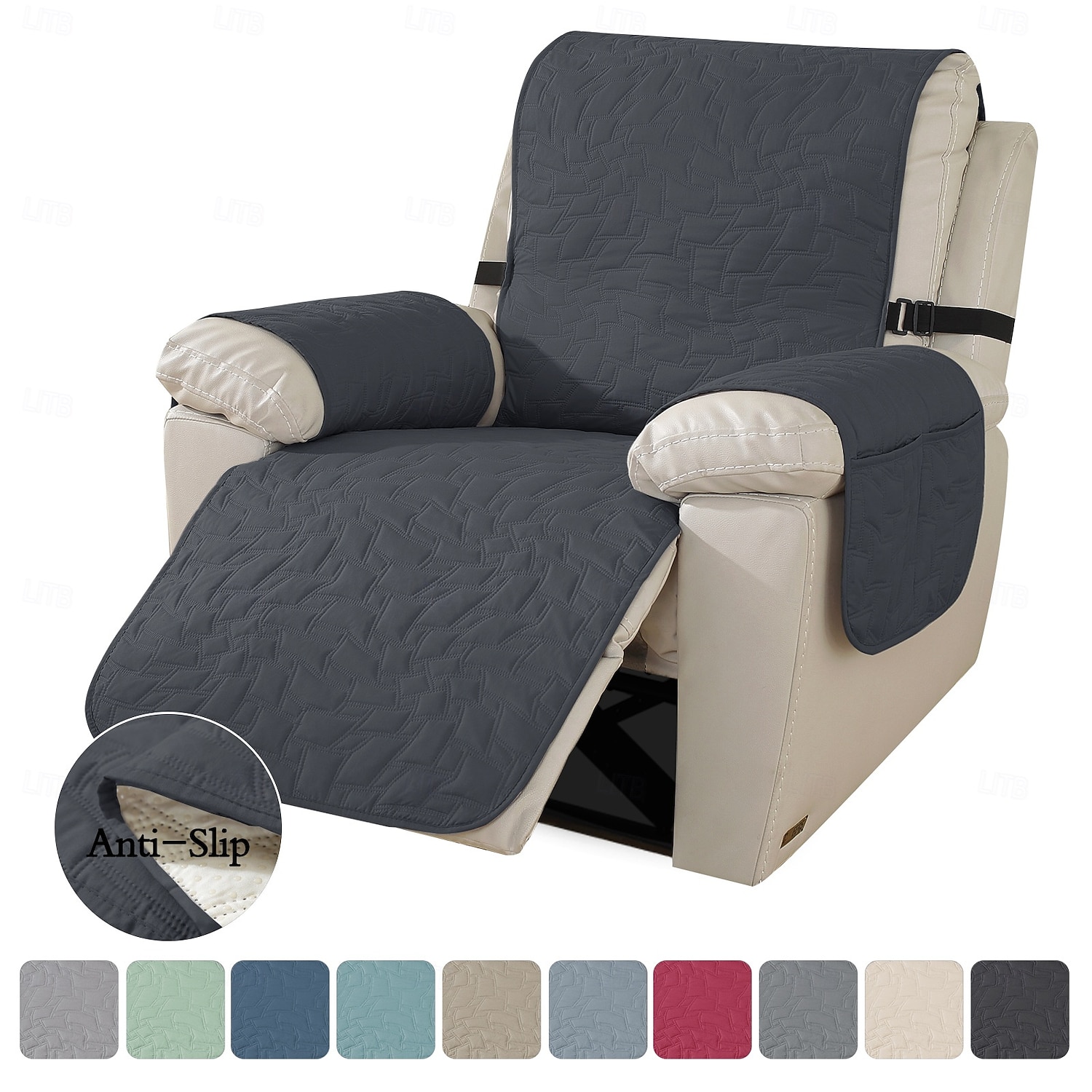 Rekbare jacquard waterdichte bankhoes, antislip, huisdiervriendelijke bankbeschermer, duurzame, vlekbestendige meubelhoes voor honden en katten 2026 - $37.99 –P18