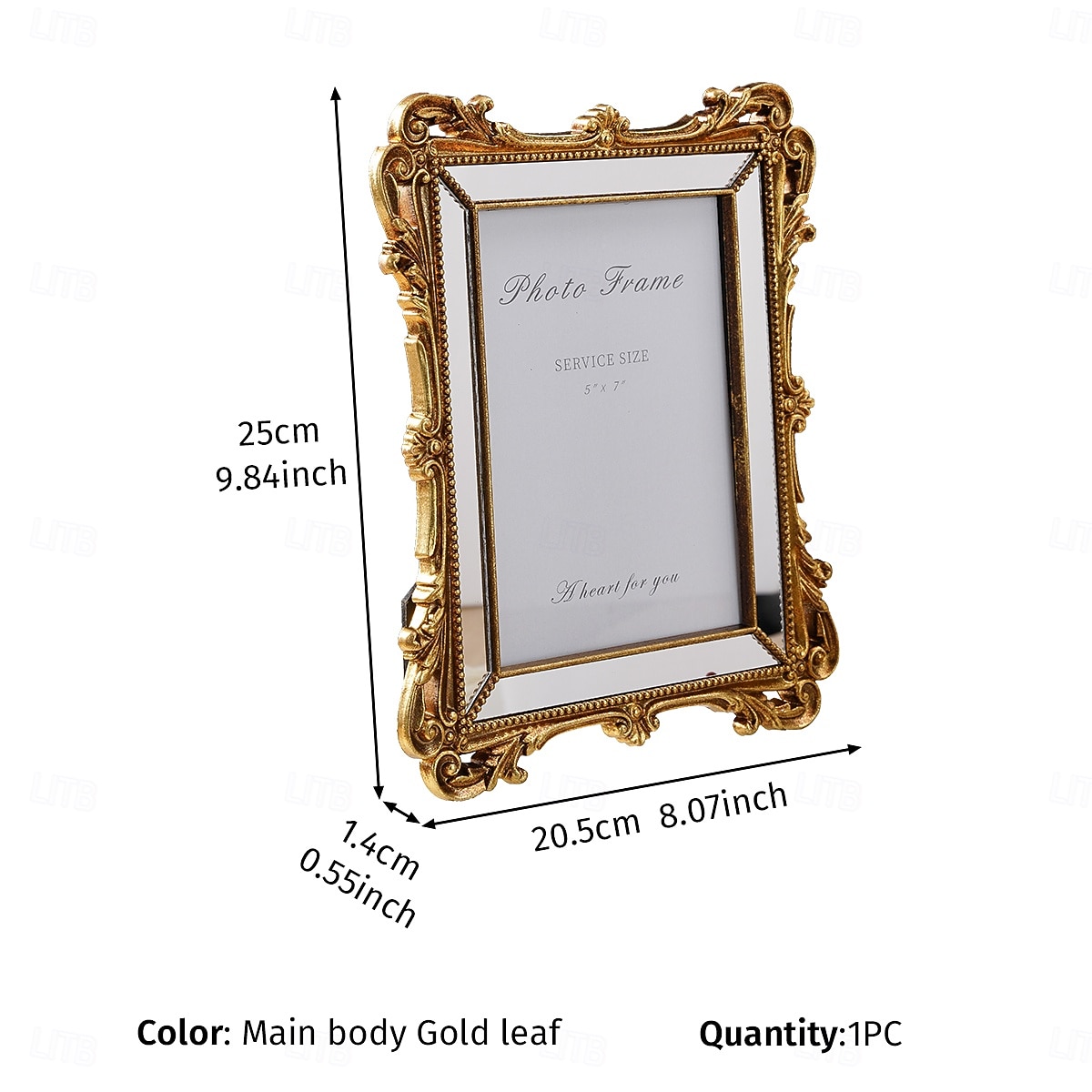 1PC, Featuring Rococo Baroque Three-dimensional Relief Carving Technique. This Decorative Photo Frame for Home And Wedding Wse Is Suitable for Both Tabletop Display And wall Hanging 2026 - $23.99 –P2