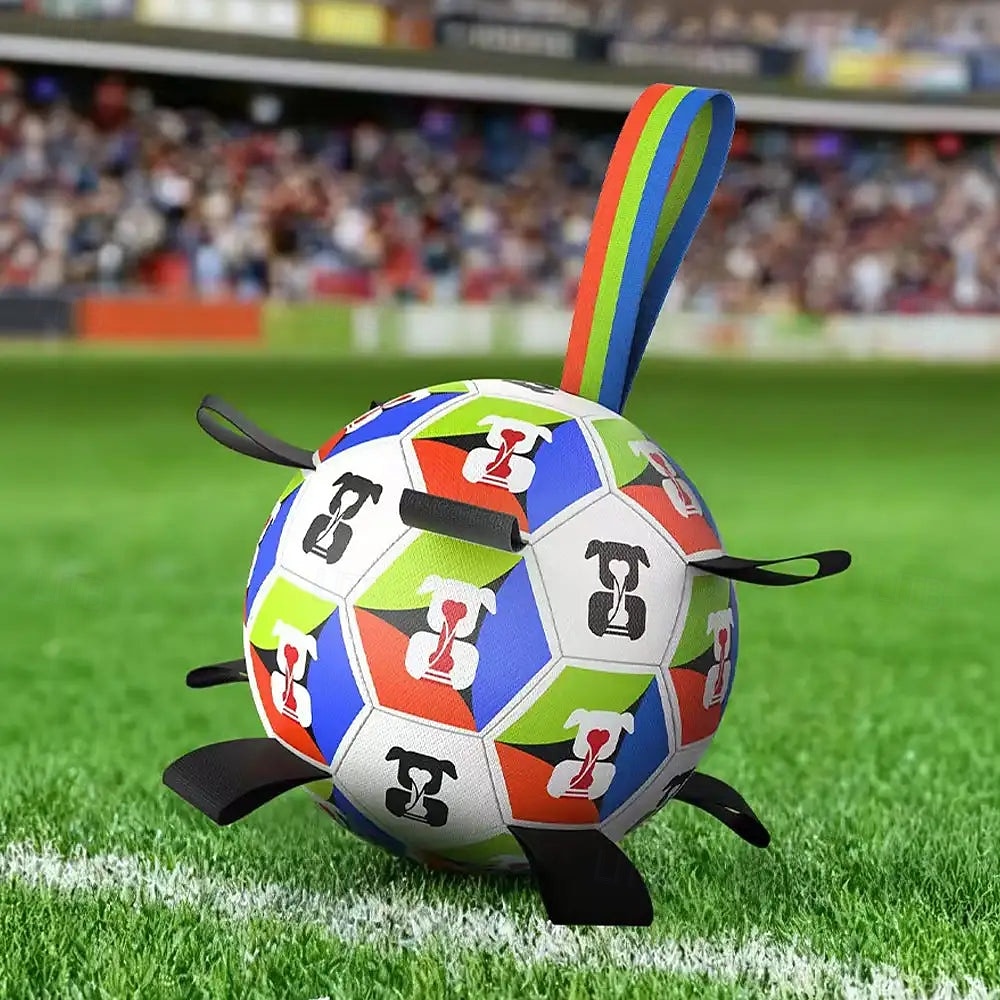 Hundfotboll med remmar interaktiv leksak 18 cm i diameter 2026 - $13.49 –P1