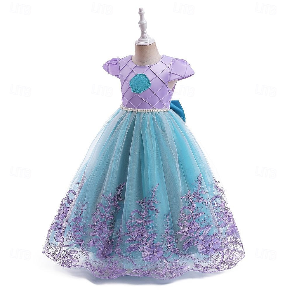 Princess Dress Cosplay Costume Outfits Movie Fashion Cute for Girls' Kid's Masquerade Daily Ceremony Comic Con 2026 - $37.99 –P4