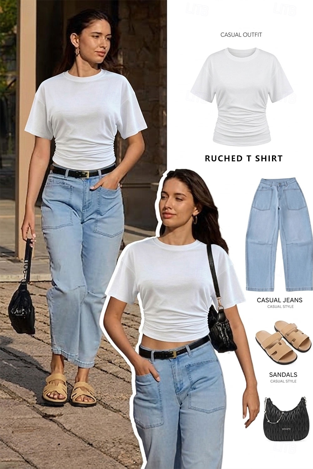 نسائي تي شيرت تي الأعلى مكشكش لون الصلبة سهل موضة أنيق كلاسيكي كم قصير رقبة عالية مدورة رقبة دائرية قمصان قصيرة مناسب للبس اليومي مناسب للخارج عطلة نهاية الاسبوع بني غامق أسود أبيض وردي بلاشيهغ نبيذ 2026 - $19.99 –P1