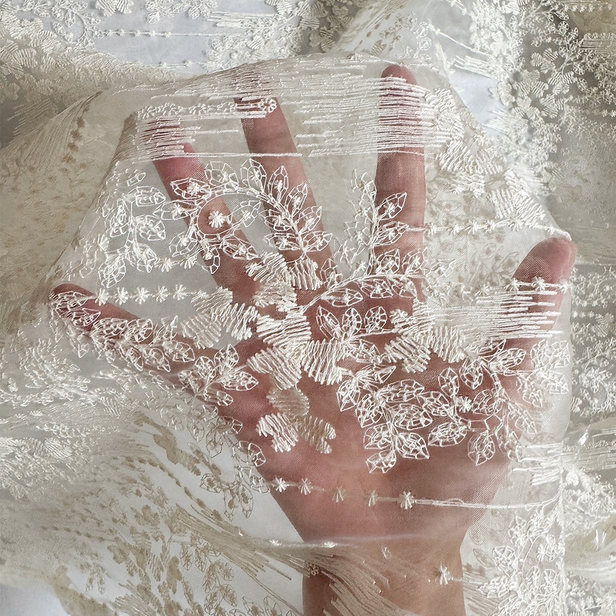 White Lace Sheer Curtains Floral Embroidered Window Curtain Panels Light Filtering Rod Pocket Vintage Sheer Drapes for Bedroom Living Room Farmhouse Decor 2026 - $18.99 –P7