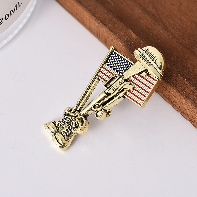 3ks ručně vyráběných odznaků na památku vojáka, vlastenecký odznak na počest armády USA, pamětní odznak padlého hrdiny, upomínkový předmět armády, námořnictva, námořní pěchoty a veteránů. 2026 - $16.99 –P2