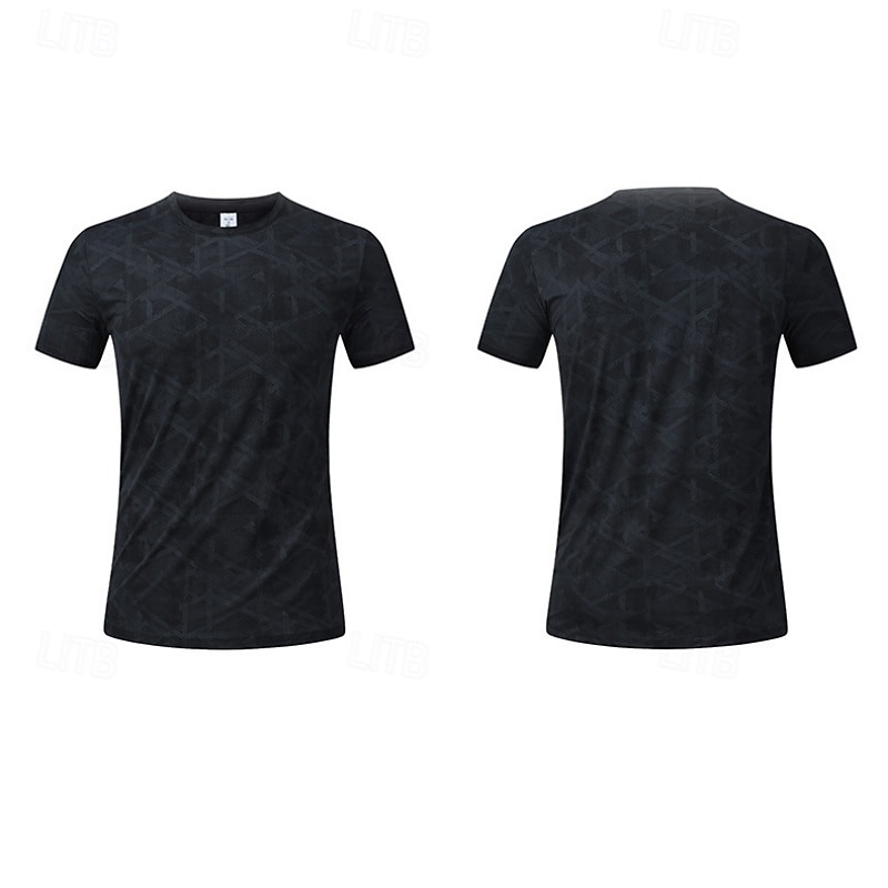 Ανδρικά Μονόχρωμο Tricou de Alergat Μπλούζα συμπίεσης Καλοκαίρι Άνοιξη Κοντομάνικο Γρήγορο Στέγνωμα Ελαφρύ Ύγρανση Γυμναστήριο προπόνηση Ενεργή εκπαίδευση Τρέξιμο Ασκηση Θαλασσί Μαύρο Ανοικτό Γκρίζο 2026 - $20.99 –P8