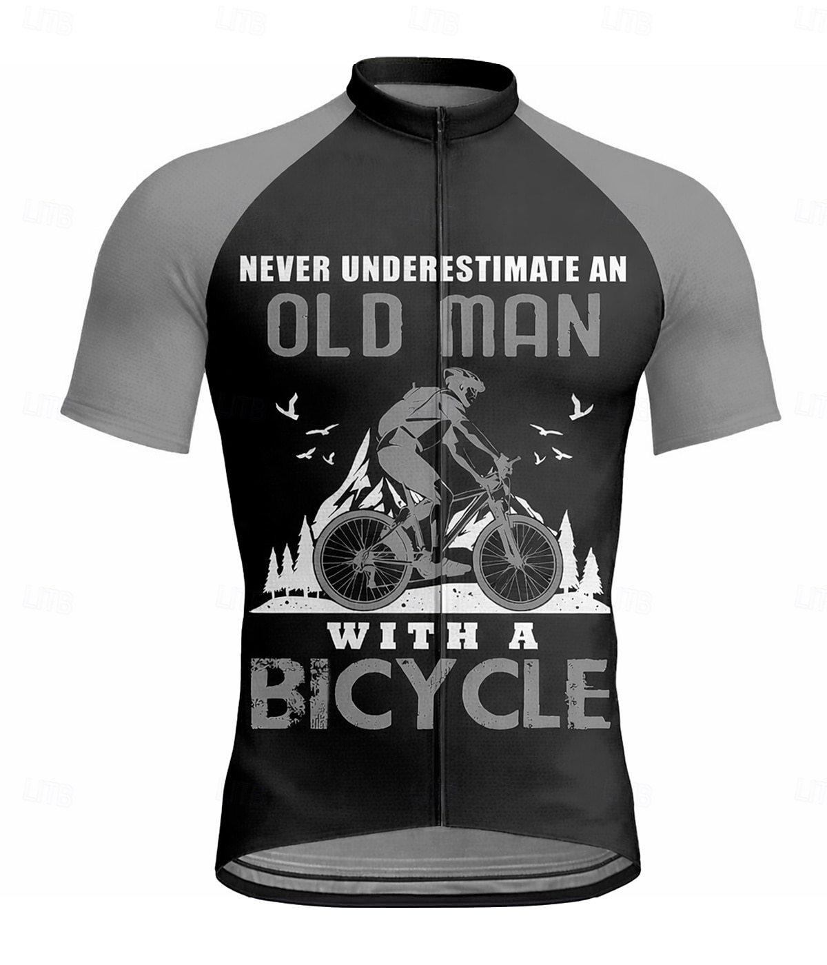 Per uomo Maglia da Ciclismo Grafico Lettere & Numeri Manica Corta Bicicletta Maglietta Maglia Top con 3 tasche posteriori Resistente ai Raggi UV Asciugatura Rapida Cerniera Frontale Strisce del 2026 a $30.99 –P11