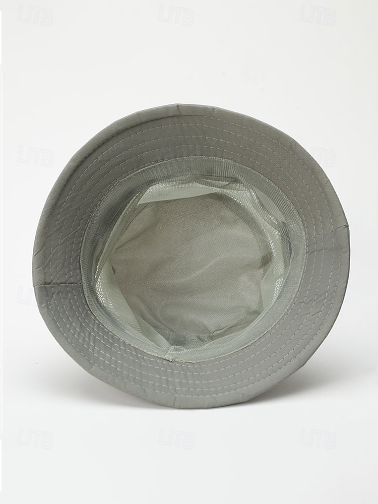 Chapéu bucket masculino respirável e leve em poliéster, várias cores, secagem rápida, ideal para férias na praia, pesca, caminhadas e uso casual no dia a dia. de 2026 por $11.99 –P8