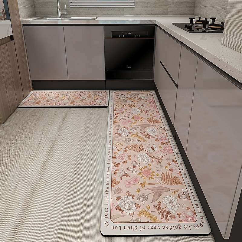 Keukenloper in Amerikaanse stijl, absorberend, oliebestendig, antislip, vuilafstotend en gemakkelijk schoon te maken, gemaakt van diatomeeënaarde. 2026 - $6.99 –P5