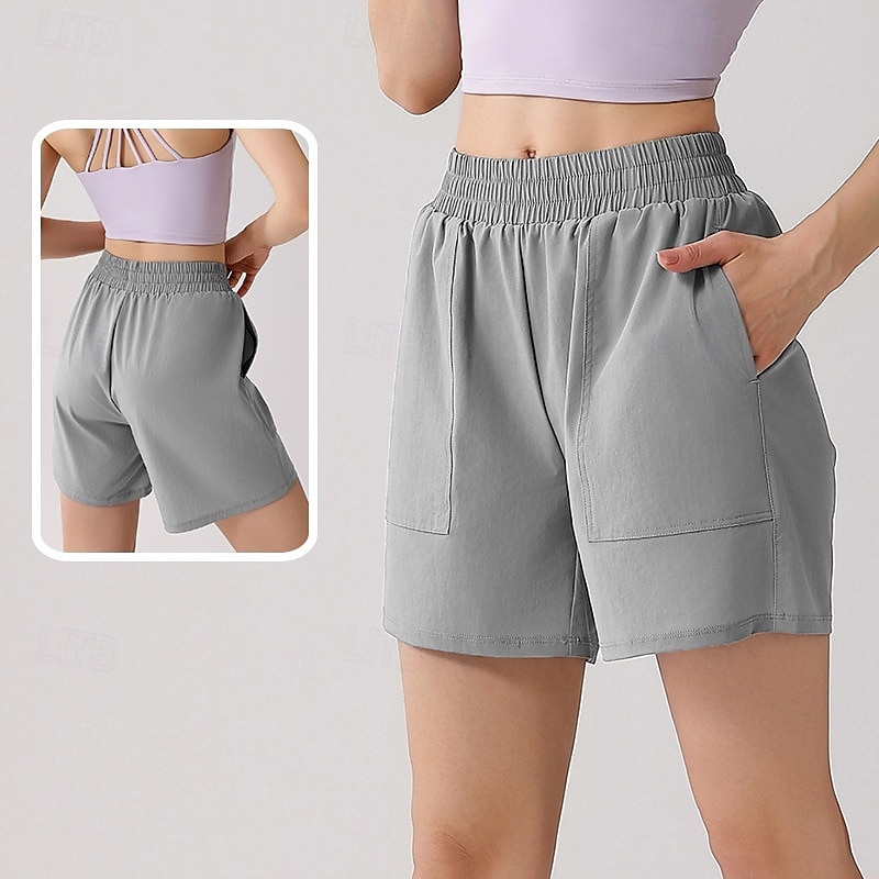 Per donna Shorts da corsa Shorts Sportivi Tasche Pantaloncini Casuale Quotidiano All'aperto Estate Primavera Asciugatura Rapida Leggero Traspirante Allenamento in Palestra Tennis Golf Vestibilit del 2026 a $19.99 –P9