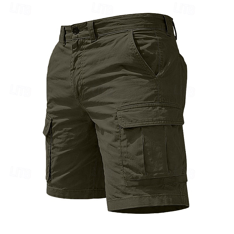 Ανδρικά Φορέματα φορτίου Σορτς φορτίου Σορτσάκια Casual σορτς Τσέπη Σκέτο Πάνω από το Γόνατο Causal ΕΞΩΤΕΡΙΚΟΥ ΧΩΡΟΥ Streetwear Μοντέρνα Κομψό στυλ street Kaki tamna Μαύρο Ανελαστικό 2026 - $29.99 –P8