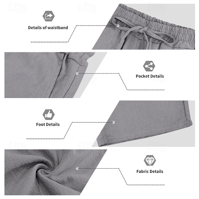 Ανδρικά Πουκάμισο λινό 2 Κομμάτια Σετ πουκαμίσου Και Σορτσάκια Σορτς από λινό Σορτς παραλίας Σειρά Σκέτο Καθημερινά ΕΞΩΤΕΡΙΚΟΥ ΧΩΡΟΥ Διακοπές Με Κουκούλα Μακρυμάνικο Καλοκαίρι Άνοιξη 2026 - $36.99 –P6