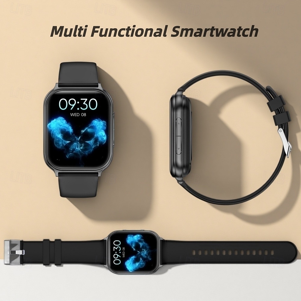 Smart Watch for Men Women with 2 Straps, Fitness Tracker with Sleep Monitor, DIY Watch Face 1.83" Touch Screen Smartwatch, Activity Tracker for Android iOS Phones 2026 - $32.99 –P12