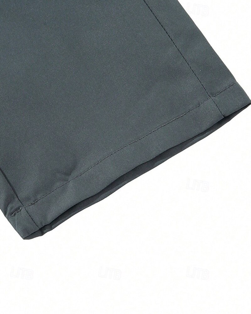 Men's Outdoor Pants Cargo Pants Hiking Pants Trousers Summer Spring Autumn / Fall Outdoor Tailored Fit Waterproof Quick Dry Breathable Pants / Trousers Drawstring Pocket Elastic Waist Black Army Green 2026 - $24.99 –P11