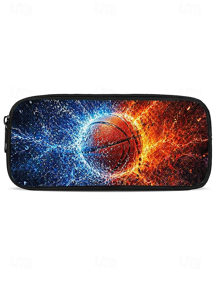 Juego de mochila de baloncesto para niños con bolsa de almuerzo y estuche para lápices mochila escolar de gran capacidad para deportes y viajes escolares 2026 - $34.99 –P11