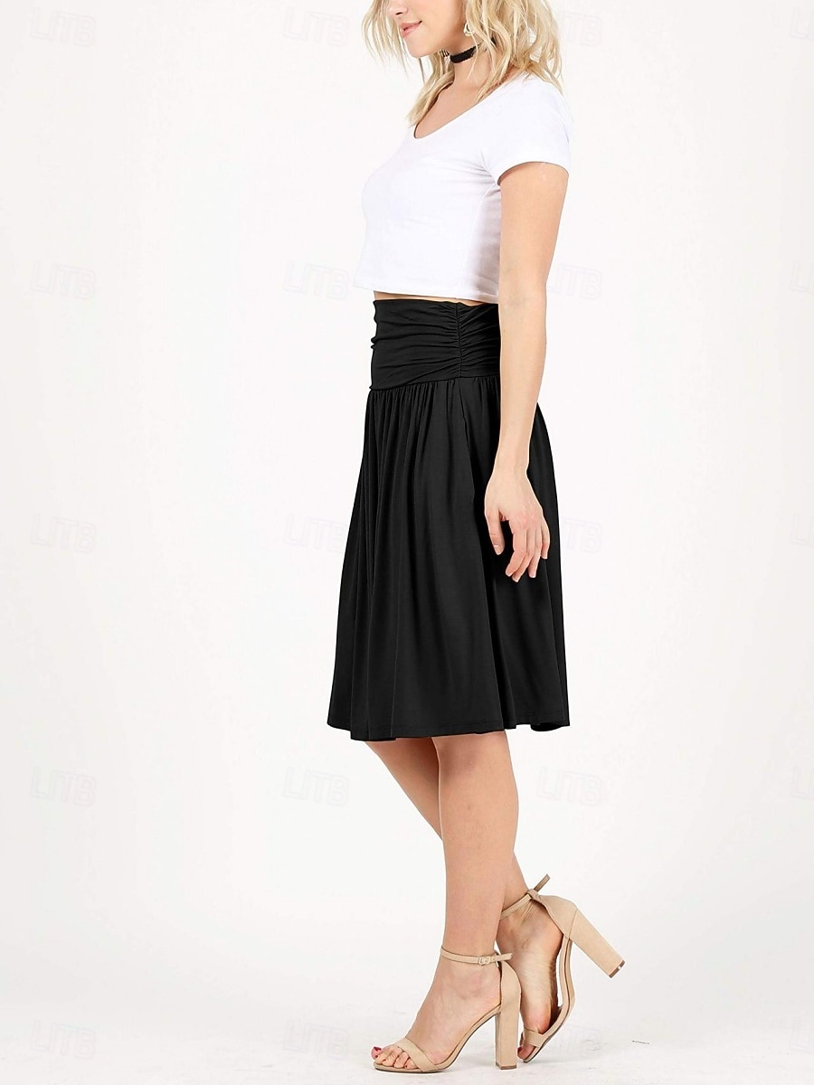 Γυναικεία Μονόχρωμο Casual φούστα Φούστες τένις με σορτς Αθλητική φούστα Αμάνικο Πλισέ Τσέπη Ψηλή Μέση Ελαστικό Σκούπισμα ιδρώτα Αναπνέει Τέννις Γκολφ Pickleball Φούστες Ελλειψη Μαύρο Κρασί Βαθυγάλαζο 2026 - $26.99 –P2