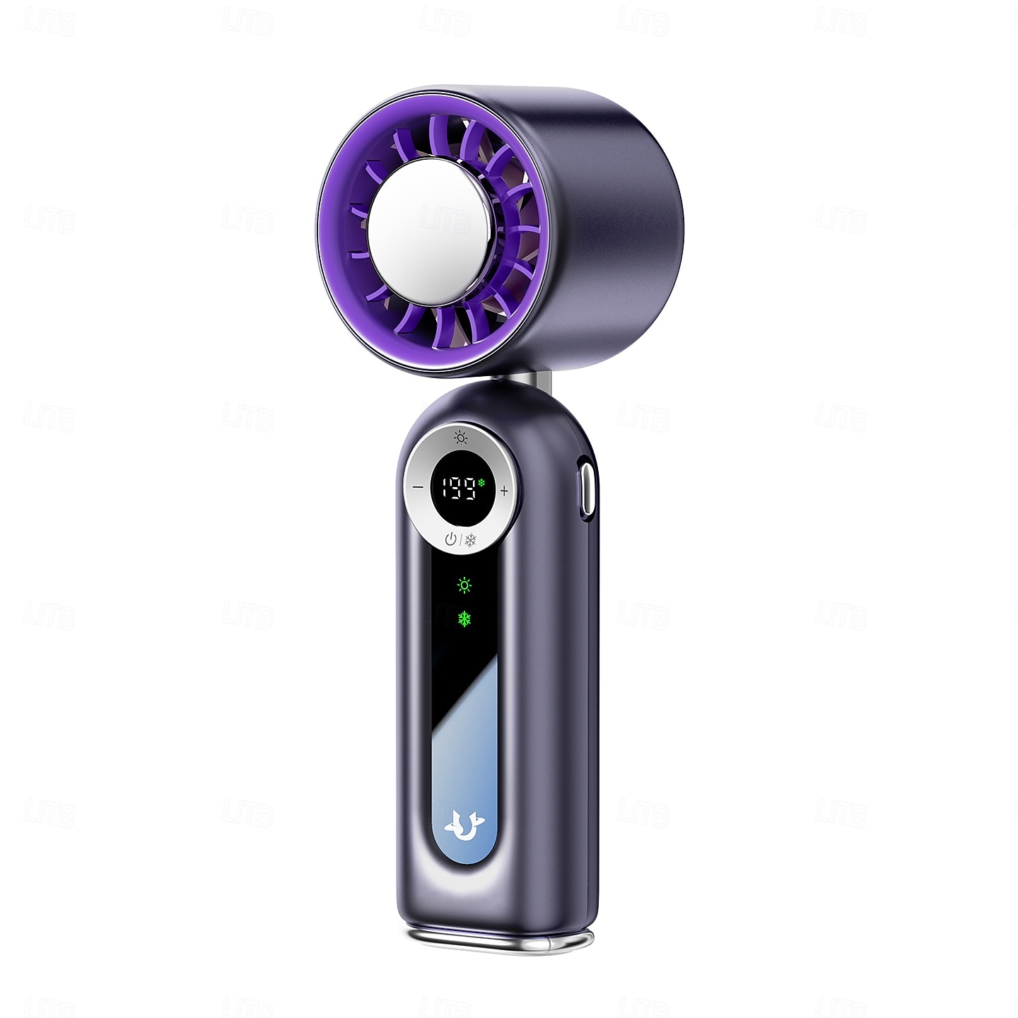 Cold Compress Handheld Fan, 100 Speeds Portable Personal Mini Fan with LED Display, Foldable USB Rechargeable Small Fan for Travel, Sports, Camping, High Velocity Personal Cooling 2026 - $38.99 –P9