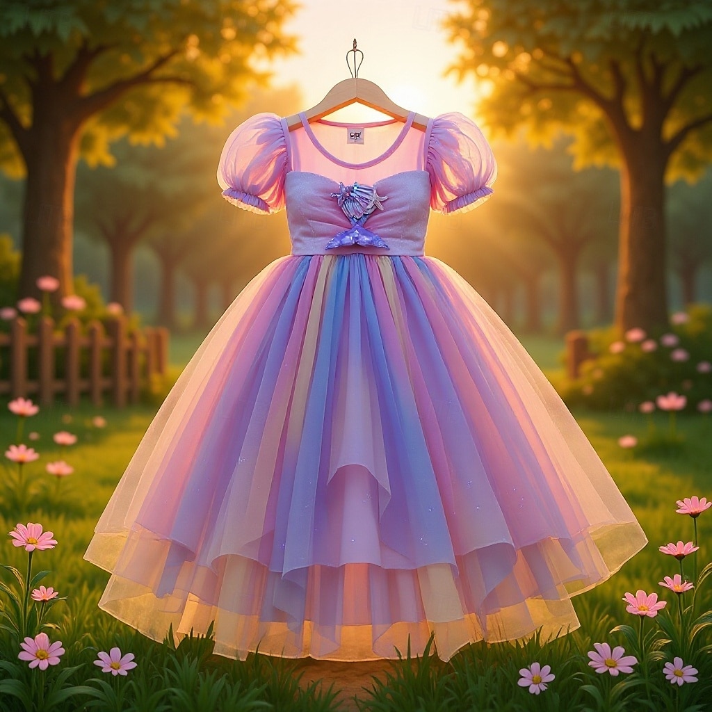 Princess Dress Cosplay Costume Outfits Movie Fashion Cute Tutus for Girls' Kid's Masquerade Daily Holiday Comic Con 2026 - $34.99 –P9