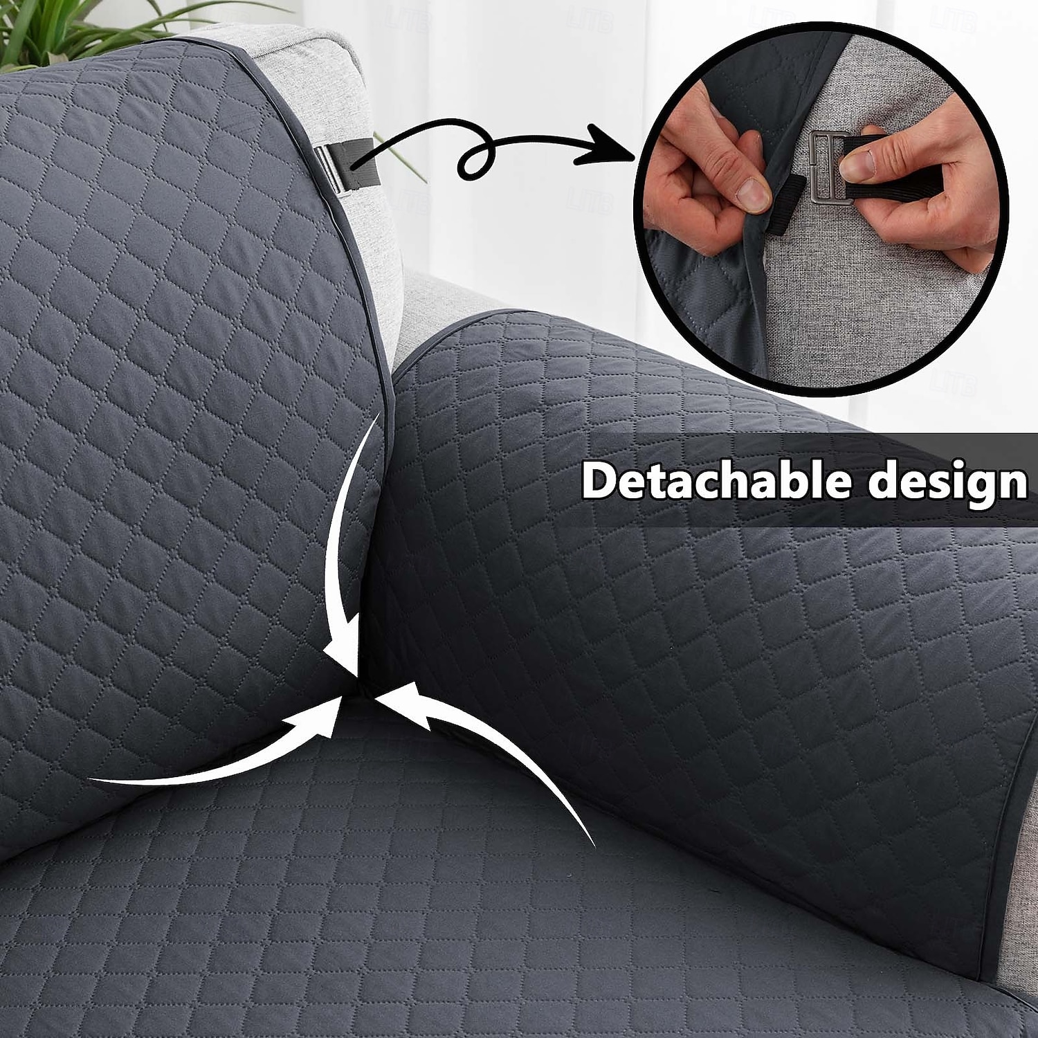 100% Waterproof Couch Covers Sofa Covers for Dogs Couch Protector Triple Non-Slip Sofa Slipcover for 3 Cushion Couch Furniture Protector for Pets, Kids,Dog 2026 - $37.99 –P4