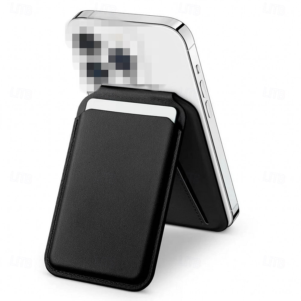 Portefeuille magnétique robuste en cuir avec étui de rangement et support intégré, porte-cartes sécurisé, pochette de rangement pour cartes bancaires et d'identité, accessoires pour porte-cartes en de 2026 ? $23.99 –P14