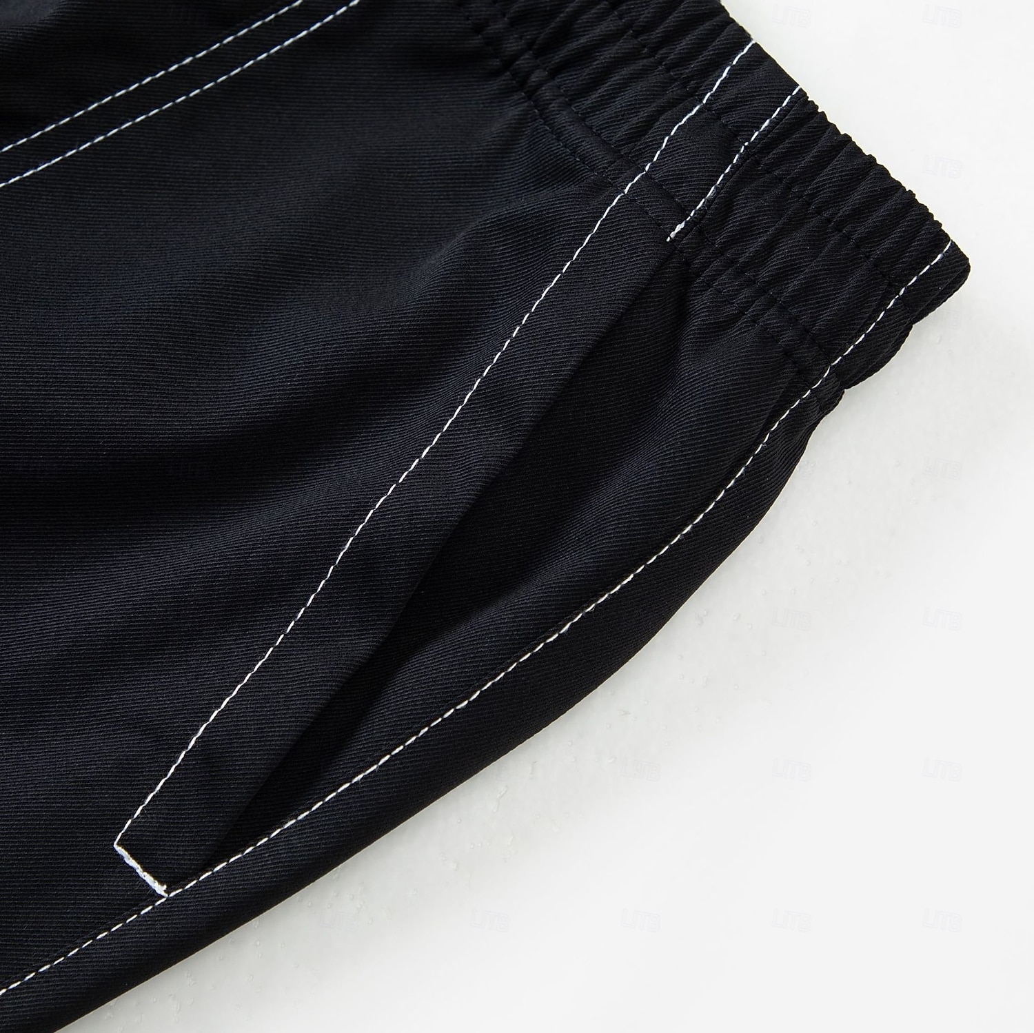 Voor heren Ladingbroek Cargoshorts Korte broek Casual korte broek Zak Elastische taille Effen Effen kleur Comfort Boven de knie Casual Buiten Streetwear Modieus Streetwear Zwart Marineblauw 2026 - $16.49 –P8
